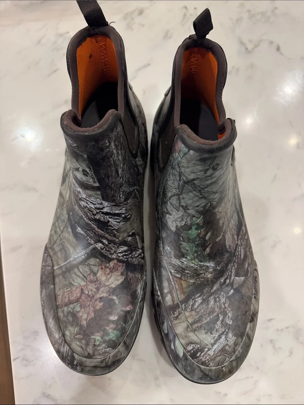 Bogs Men's Camo Waterproof Chelsea Rain Boots - Brown/Green.